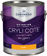 JOSEPH RICCIARDI, INC. Cryli Cote combines a durable finish with premium color retention for protection against whatever nature has in store. With its 100% acrylic formulation, this hard-working paint adheres powerfully, is self-priming on the majority of surfaces, and dries quickly. It also delivers dependable resistance to mildew and blistering.boom