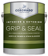 JOSEPH RICCIARDI, INC. Grip & Seal Latex Stain Blocker blocks stains from water, fingerprints, smoke, and crayon. It is formulated from a 100% acrylic resin and provides an excellent foundation for both latex and oil-based paints.boom