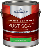 JOSEPH RICCIARDI, INC. Rust Scat Waterborne Acrylic Enamel is suitable for interior or exterior use. Engineered for metal surfaces, it also adheres to primed masonry, drywall, and wood. It has tenacious adhesion and provides excellent color and gloss retention.boom