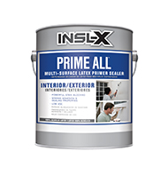 JOSEPH RICCIARDI, INC. Prime All™ Multi-Surface Latex Primer Sealer is a high-quality primer designed for multiple interior and exterior surfaces with powerful stain blocking and spatter resistance.

Powerful Stain Blocking
Strong adhesion and sealing properties
Low VOC
Dry to touch in less than 1 hour
Spatter resistant
Mildew resistant finish
Qualifies for LEED® v4 Creditboom