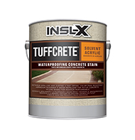 JOSEPH RICCIARDI, INC. TuffCrete Solvent Acrylic Waterproofing Concrete Stain is a solvent-borne acrylic concrete stain designed for deep penetration into concrete surfaces. With excellent adhesion, this product delivers outstanding durability in a low-sheen, matte finish that helps to hide surface defects.

Excellent adhesion
Durable low sheen finish
Color fade resistant
Quick drying
Deep concrete penetration
Superior wear resistance
Apply in one coat as a stain or two coats as an opaque coatingboom