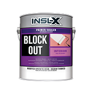 JOSEPH RICCIARDI, INC. Block Out® Interior Primer is a modified synthetic primer-sealer carried in a special solvent that dries quickly and is effective over many different stains, including: water, tannin, smoke, rust, pencil, ink, nicotine, and coffee. Block Out primes, seals, and protects and can be used on bare or previously painted surfaces; interior drywall, plaster, wood, or masonry; and exterior masonry surfaces. Can be used as a spot primer for exterior wood shingles/composition siding.

Solvent-based sealer
Seals hard-to-cover stains
Quick-dry formula allows for same-day priming and topcoating
Top-coat with alkyd or latex paints of any sheenboom